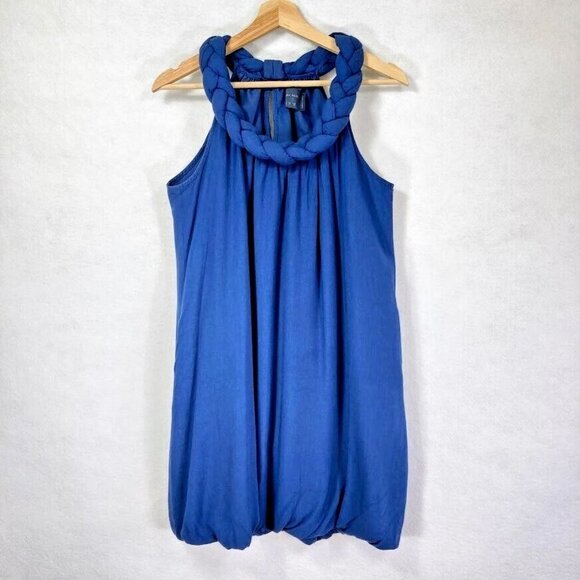 Zara Sleeveless Smock Tunic Dress Nautical Back To School Academia Preppy M - Picture 1 of 4